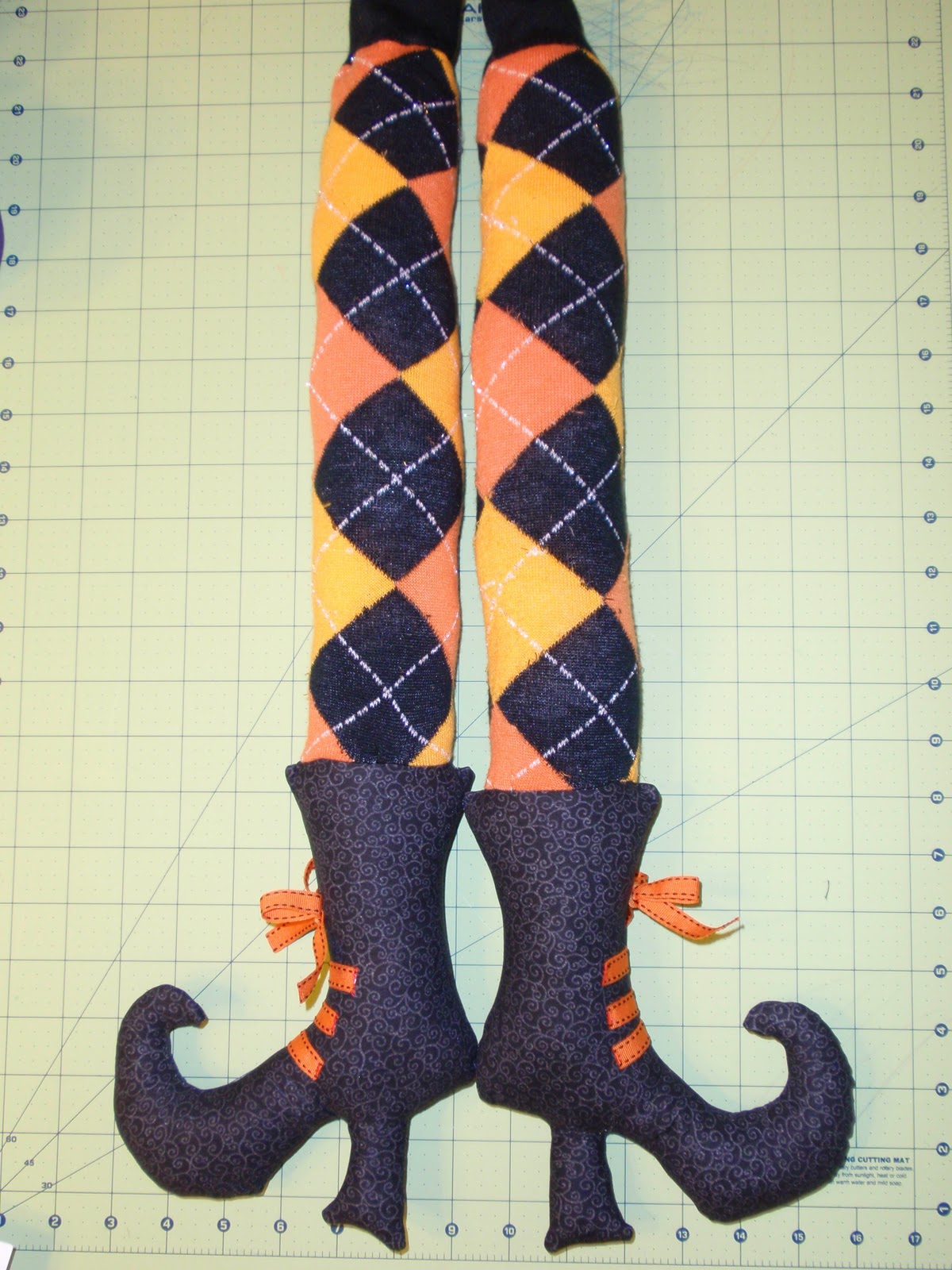 Diary of a Crafty Lady Smashed Wicked Witch Legs