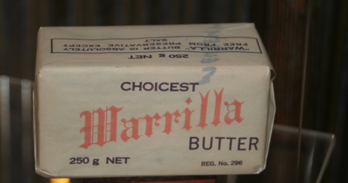from farm to factory Warrilla Butter Wrapper