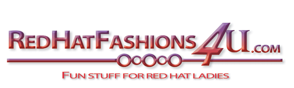 Red Hat Fashions 4 U - Red Hat Society clothing, merchandise and gifts