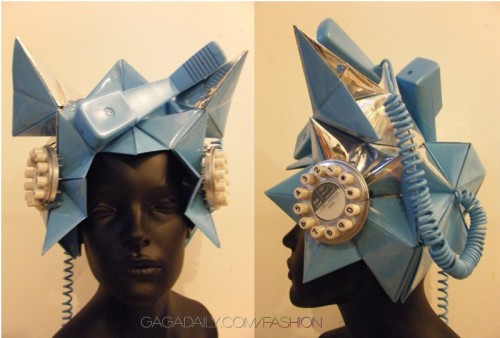 lady gaga telephone hat lady gaga telephone hat