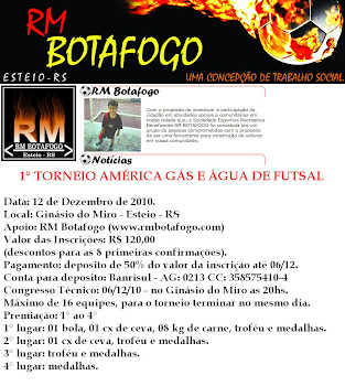 1° Torneio de Futsal - América Gás e água