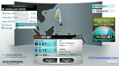 Smartbro Speedtest