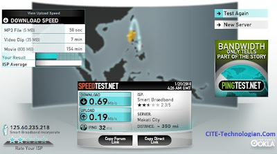 Smartbro Speedtest
