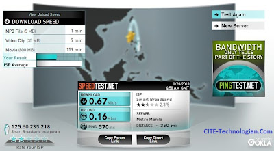 Smartbro Speedtest