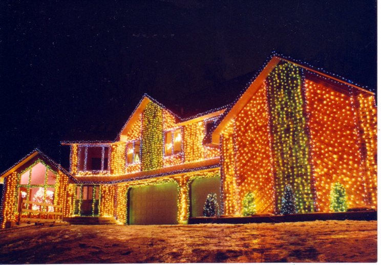 Quilts + Color: How Many Christmas Lights Makes A House Merry And Bright?