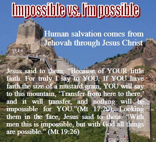 Impossible vs. I’m possible