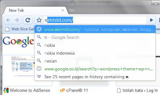 membuat address bar Firefox transparan