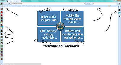 Rockmelt's look