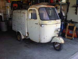 Vespa Hunting 1956 Vespa Ape For 1 800 In Temecula California