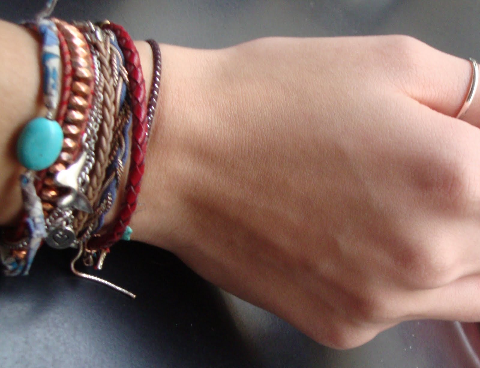 Rebelistas Wearing lots of bracelets!