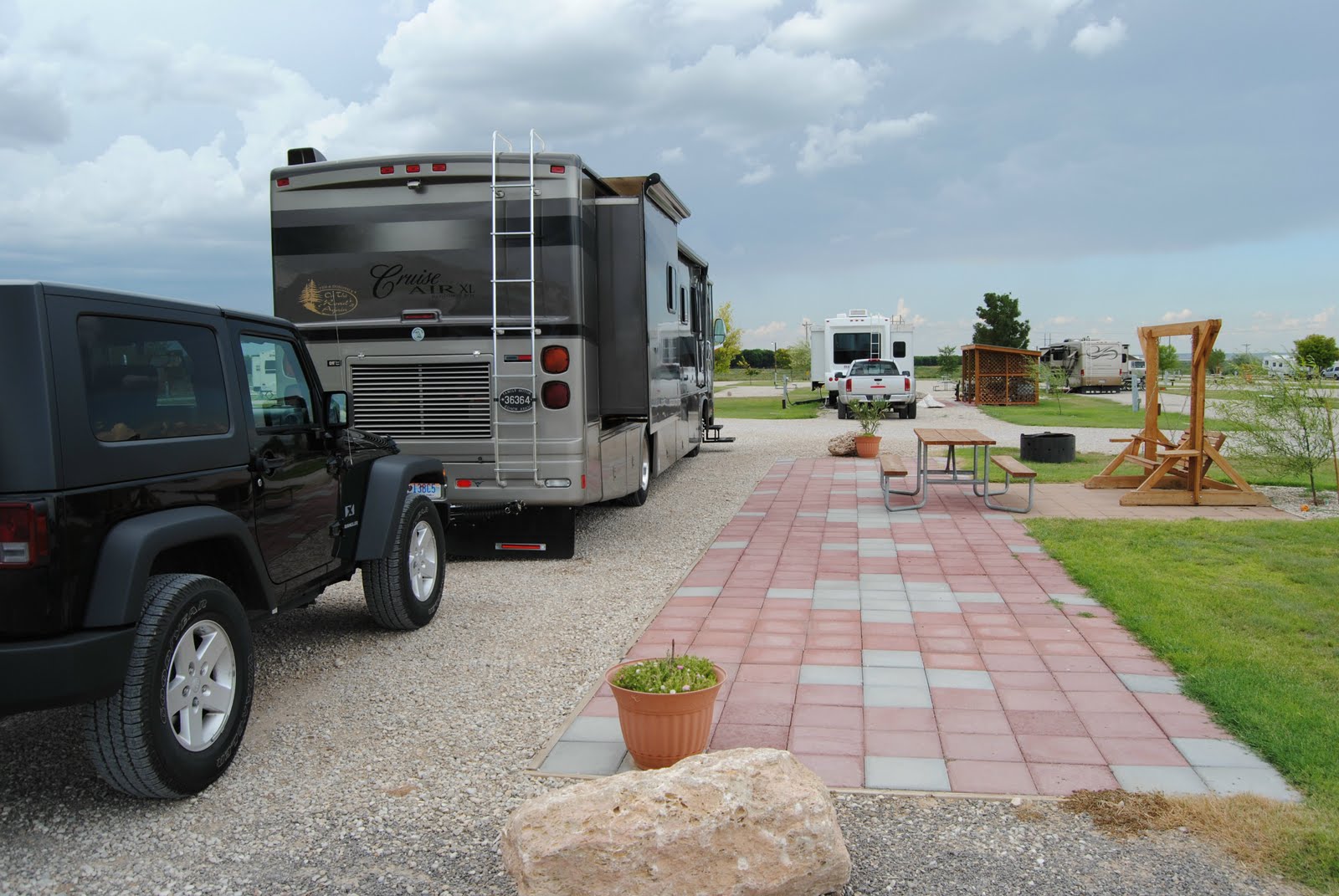 Just north of the KOA was a