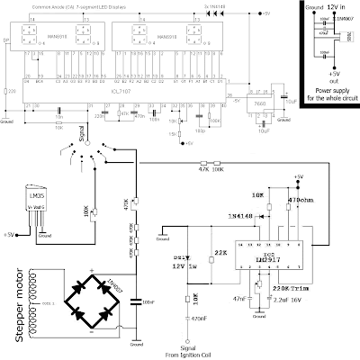 Digital Speedometer Circuit