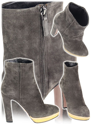 Botas cortas punta afilada moda