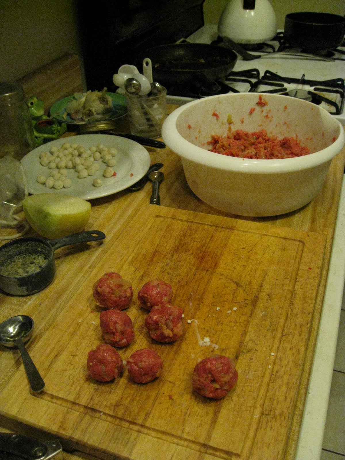 PostCollegiate Cooking à Deux So not Kosher Goat Cheesestuffed