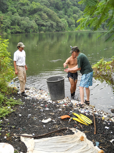 Midas cichlid research in Nicaragua