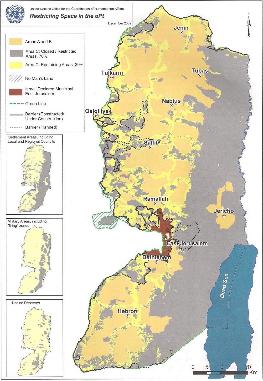 West Bank Map