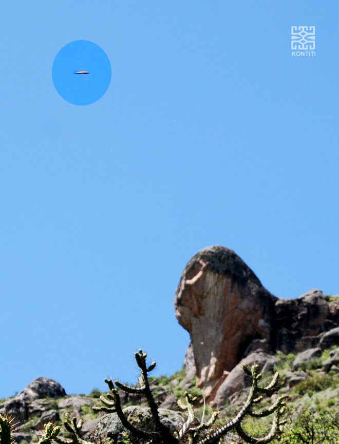 Ovni observado por cabeza de mallqu en Markahuasi