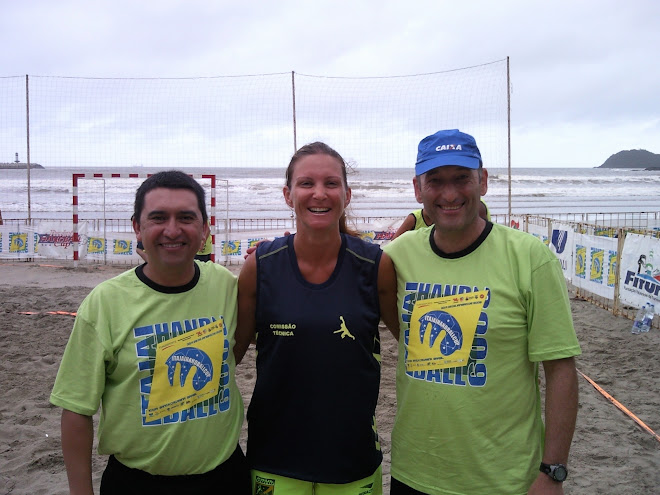 Itajaí 2009. Deco, Claudia e Capi.