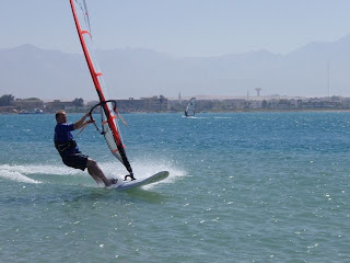 Ian putting himself through his paces