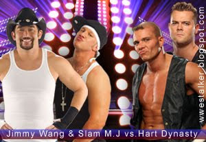 SRO Smackdown 8. Hafta Yayını Jimmy+Wang+Yang+and+Slam+Master+J+vs.+The+Hart+Dynasty