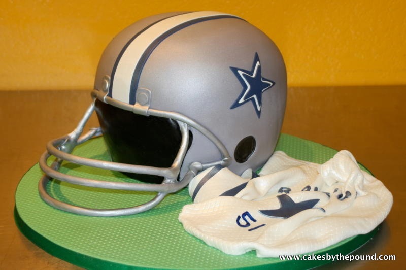 Dallas+cowboys+helmet+cake