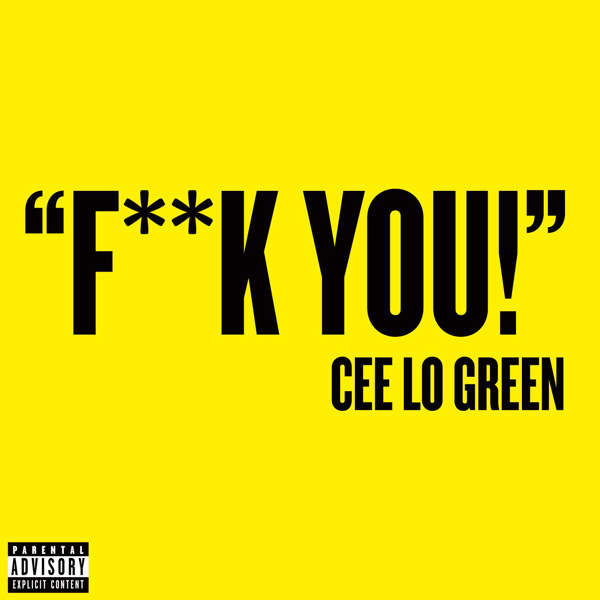 cee lo green, f**k you, single cover, copertina