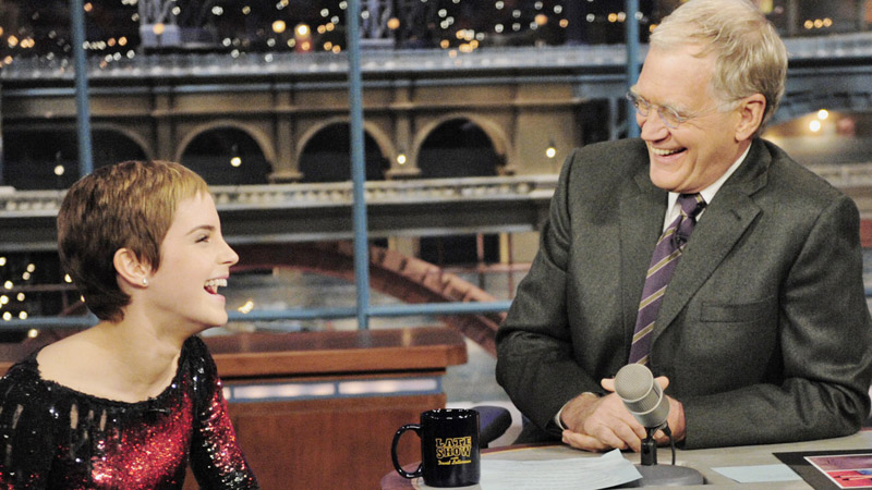 emma watson david letterman show 2010