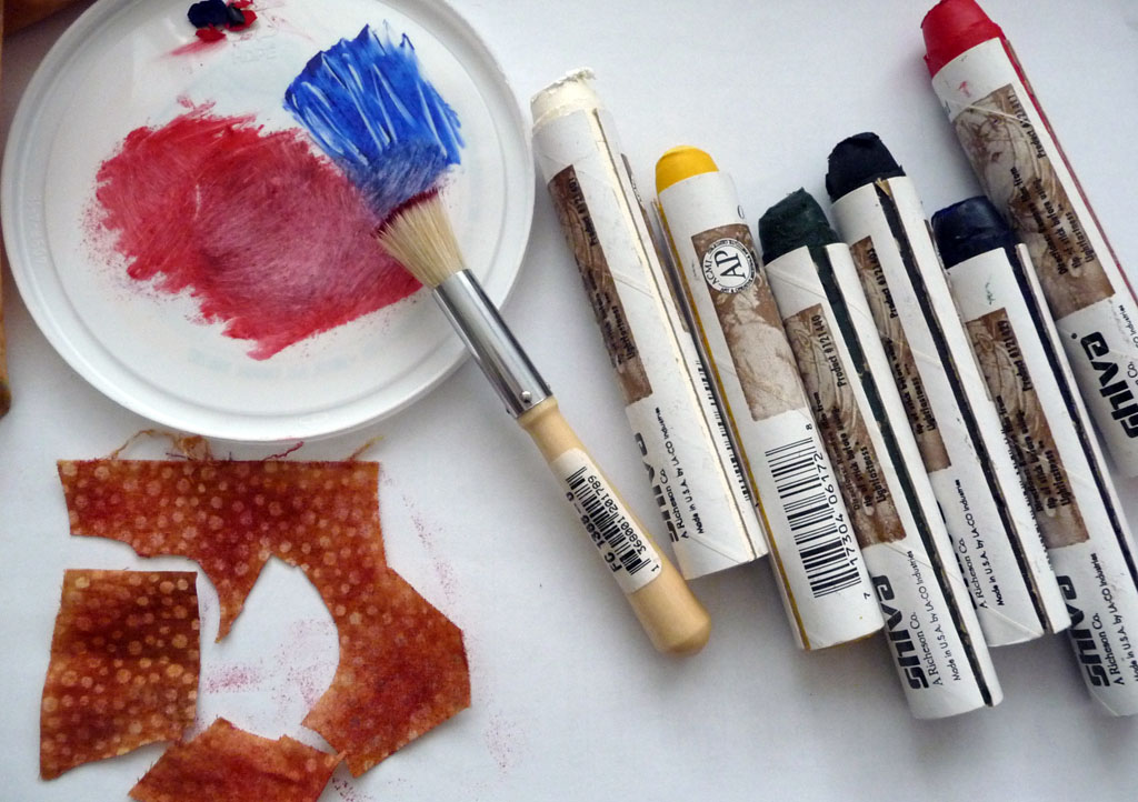 Kirsten Chursinoff Shiva paint sticks Giant Pacific Octopus