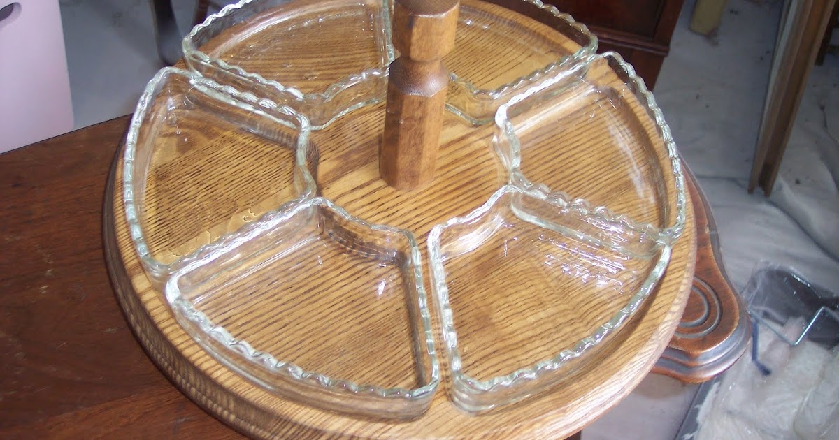 Uniquely Chic Furniture Shabby Mosaic Lazy Susan