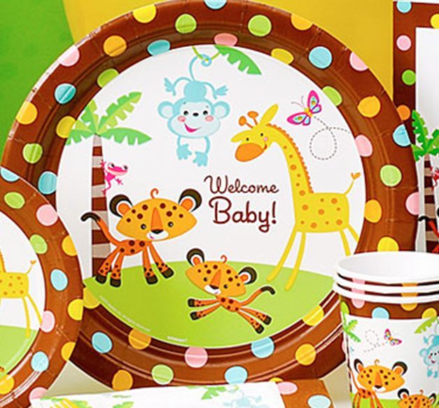 Marvelous Fisher Price Jungle Theme Baby Shower Part - 11: Mollyu0027s Fisher Price Rainforest Baby Shower Cake (click Photos To Enlarge).