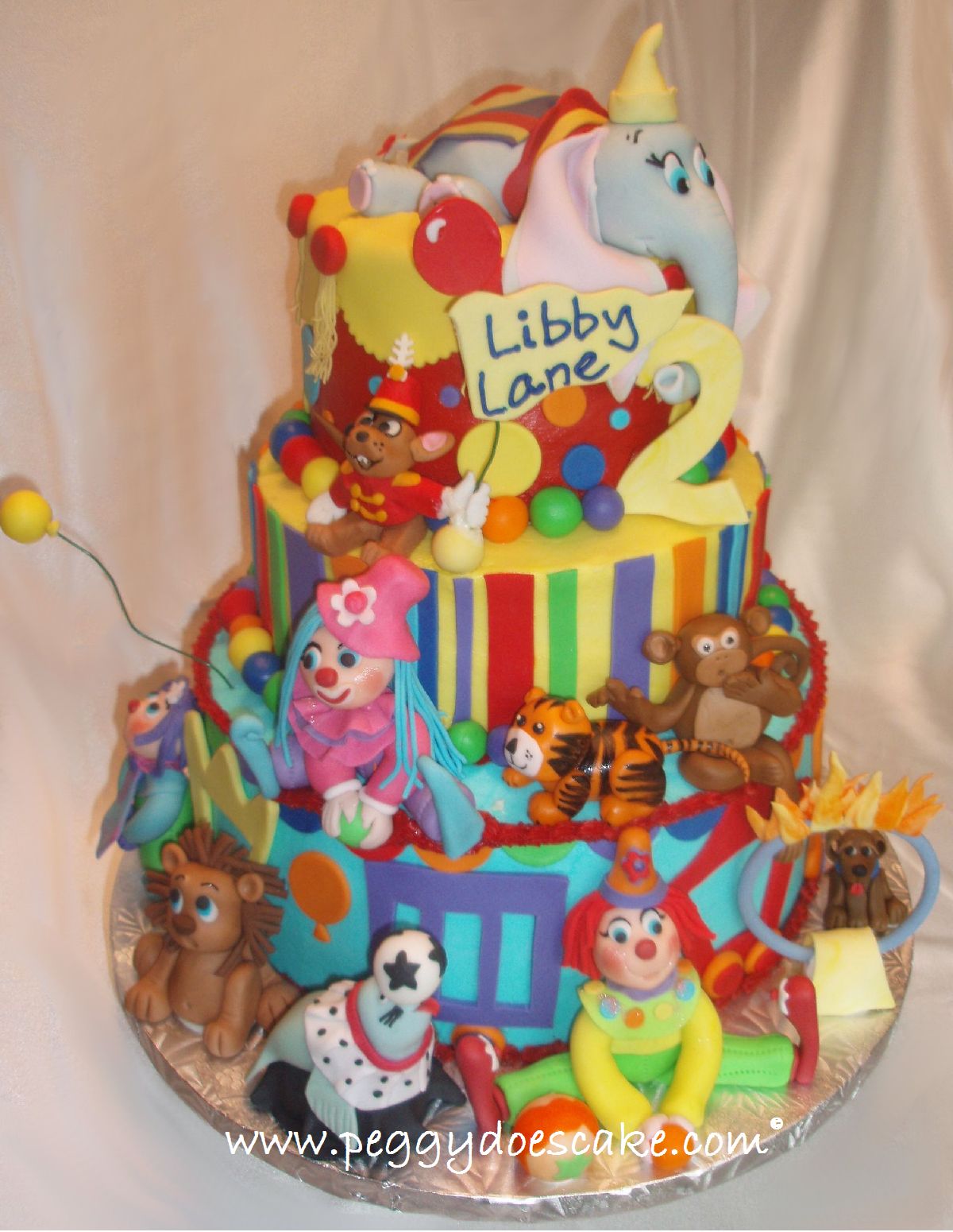 Vintage Circus Cake Toppers Vintage Circus Cake Toppers