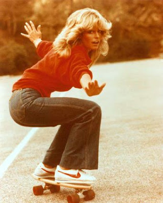 Farrah Fawcett - star of the popular TV series: Charlie's Angels