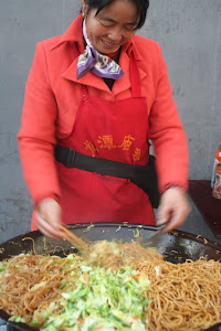 Chinese Lady Prepares My Lunch