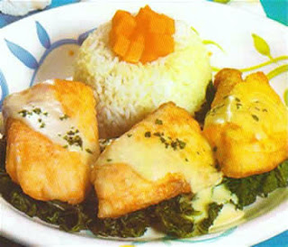 Pescado a la florentina recetas