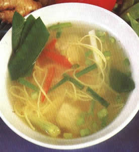 Sopa china con fideos recetas