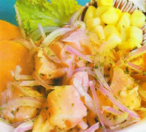 Ceviche de trucha recetas