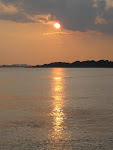 Sunset over Savannah River