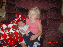 Regan meets her new Baby Brother