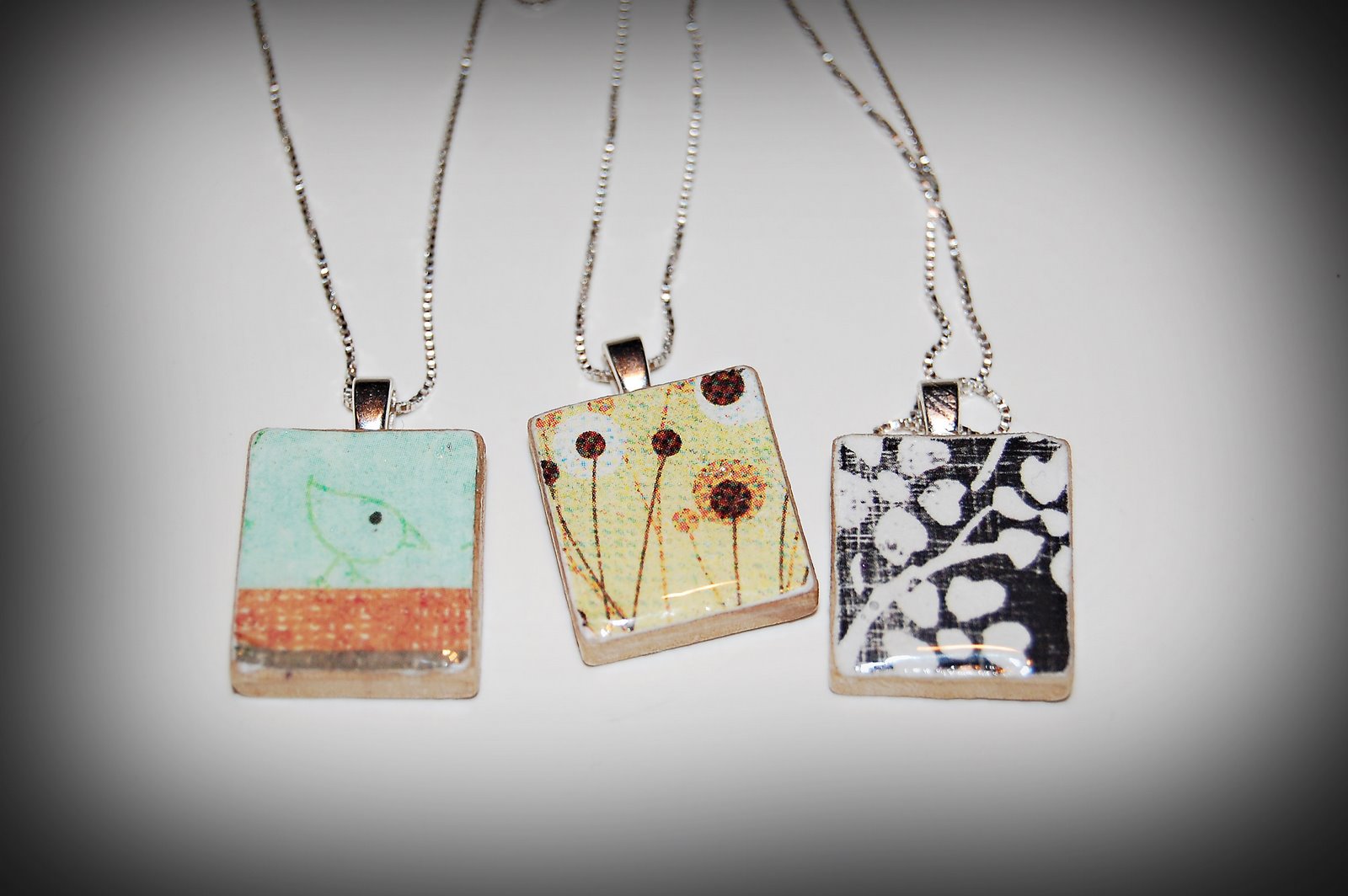One of a Kind Scrabble Pendant Necklaces