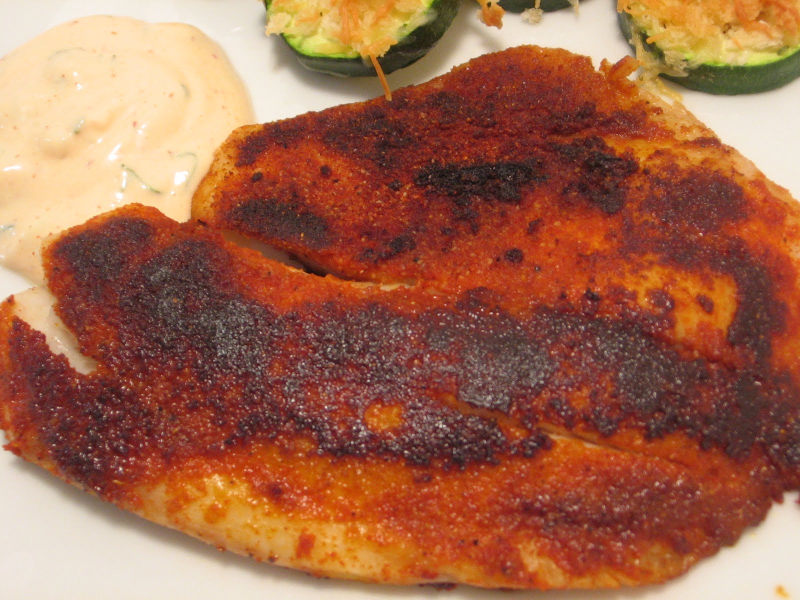 Jenn's Food Journey Blackened Tilapia with Rémoulade