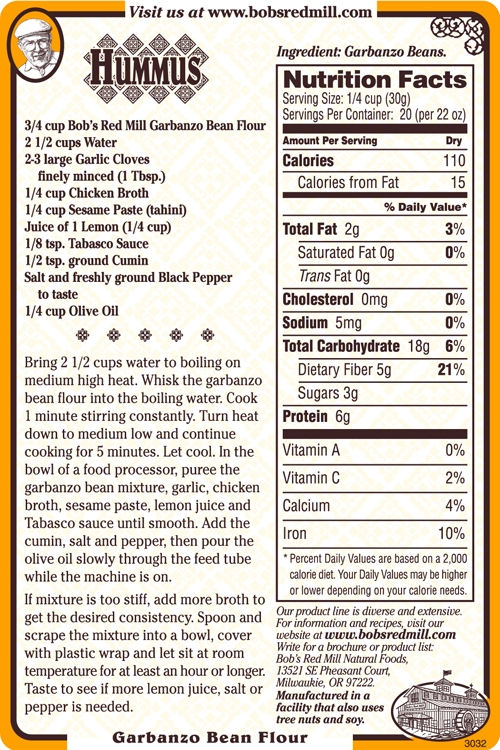 Wudd up Garbanzo Bean Flour. Fit Foodie Finds