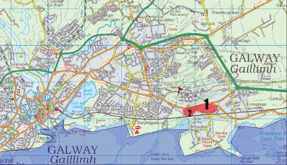 West of Ireland Mountain Bike Trails. MERLIN PARK near Galway Cystal