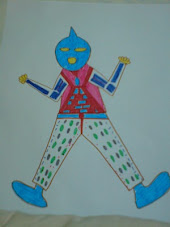 A picture of a robot I simply draw for my daughter