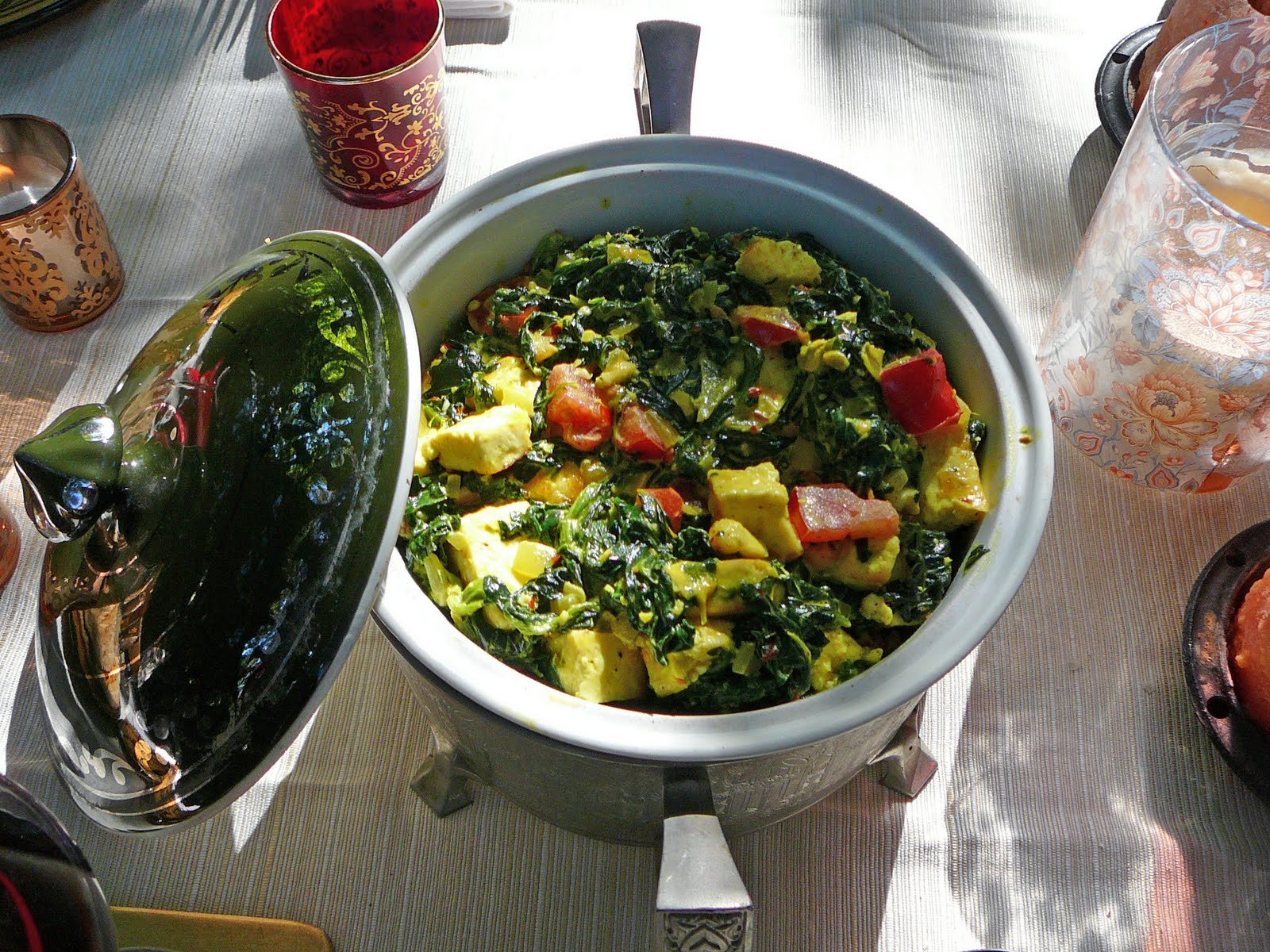 Salvation Sisters: Palak Paneer - Spinach with Indian Cheese