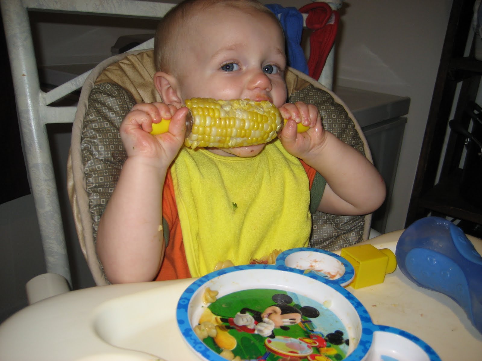 The Presson Family Eating Corn on the Cob