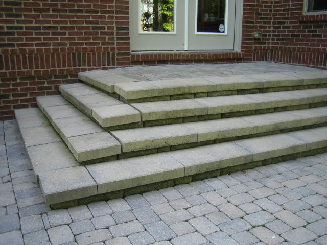 Brick Paver Steps