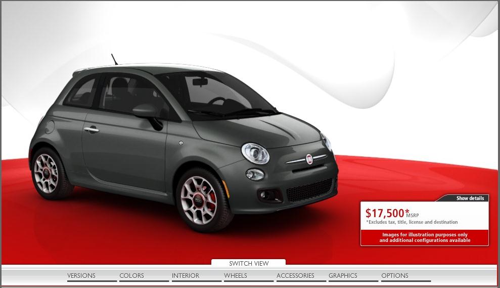 In the meantime go to the Fiat 500 configurator and have fun