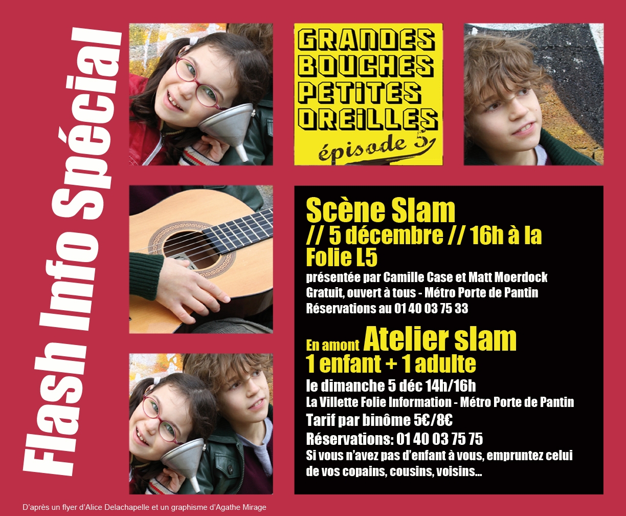 les rencontres de la villette slam