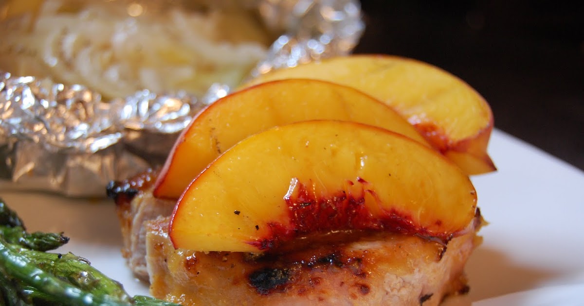 Cassie Craves PeachGlazed Pork Chops with Grilled Peaches