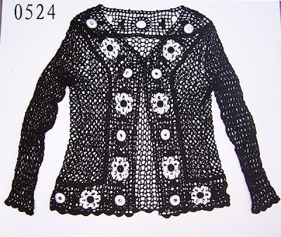 orgukazakmodelleri siyah file orgu hirka modeli